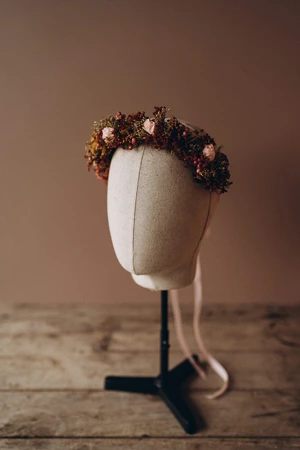 couronne tête accessoires mariage fleuriste créatrice Labo Sauvage Nantes