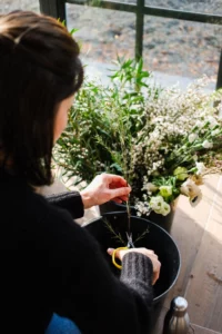 Mariage Printanier Ck traiteur chateau du deffray Labo sauvage fleuriste