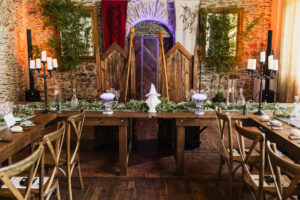 Labo sauvage Fleuriste mariage Casson Nantes mariage réception chemin de table végétal