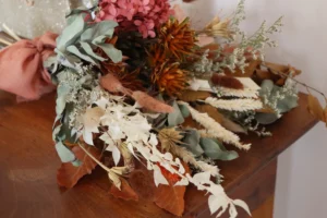 Labo sauvage Fleuriste mariage Casson Nantes mariage bouquet fleurs séchées