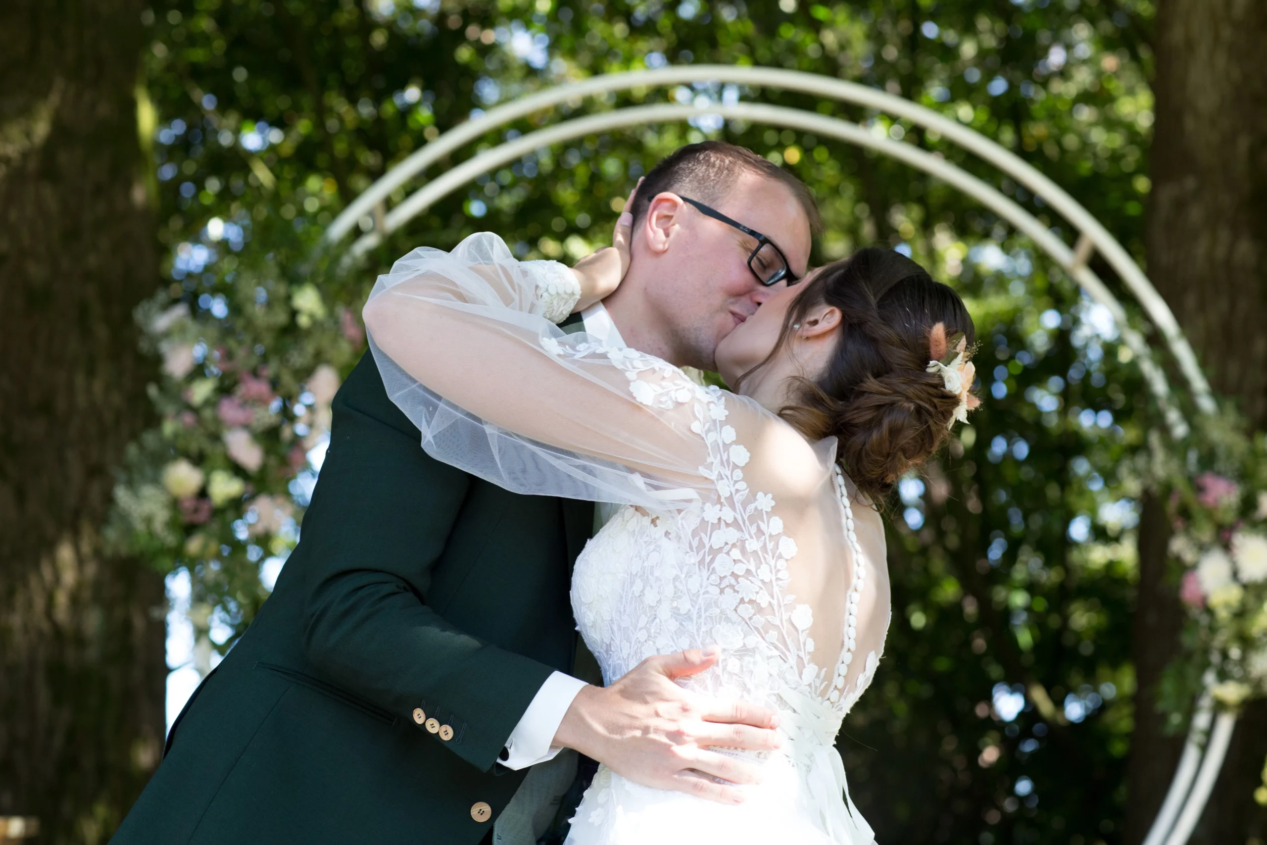 Labo Sauvage fleuriste mariage nantes casson mariage romantique Château le Bois rignou