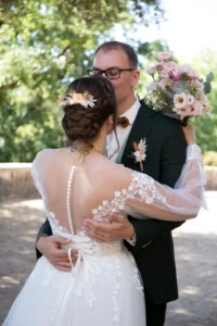 Labo Sauvage fleuriste mariage nantes casson mariage romantique Château le Bois rignou